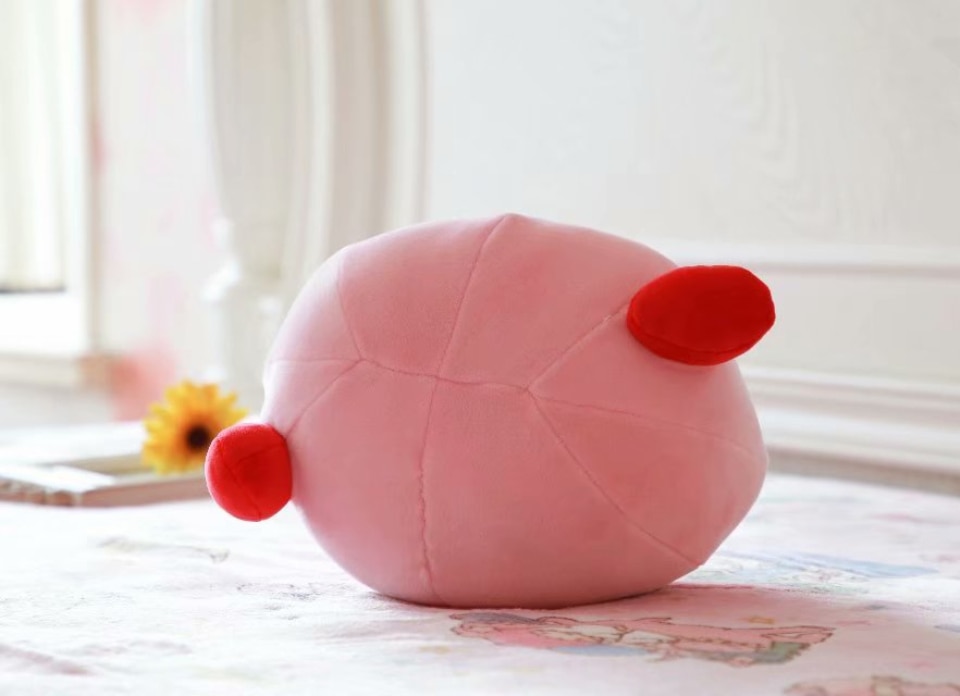 2021 New Cartoon Cute Kirby Plush Doll Pillow Doll Stuffed Animal Toys Children Birthday Gifts Home Decorations