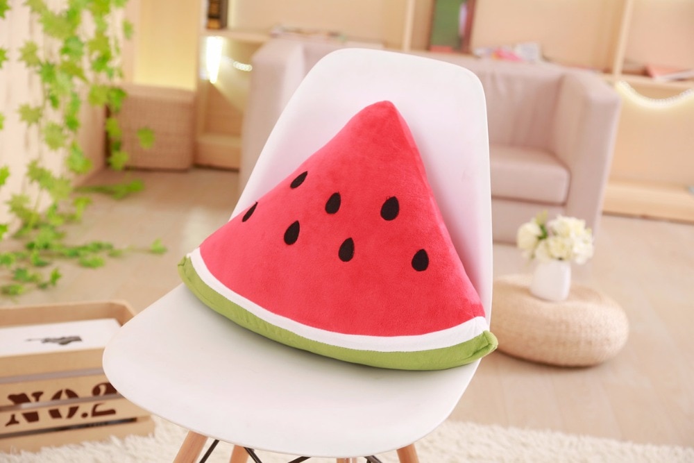 1 pcs Simulation Watermelon Pillow multi shape Soft Stuffed Cushion Plush Toy Cool Fruit Lifelike Home Decor Kids Cute Gifts