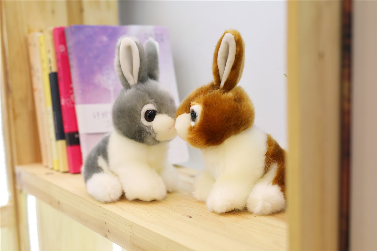 Plush Simulation Rabbit Doll Baby Playmates Animal Stuffed Toys Plush Rabbit Toy Kid Cartoon Gift Holiday Funny Dolls NTDIZ0001