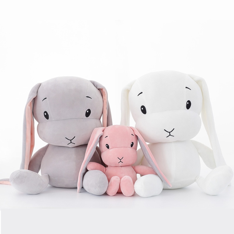 30CM Cute rabbit plush toys Bunny Stuffed &Plush Animal Baby Toys doll baby accompany sleep toy gifts For kids WJ491