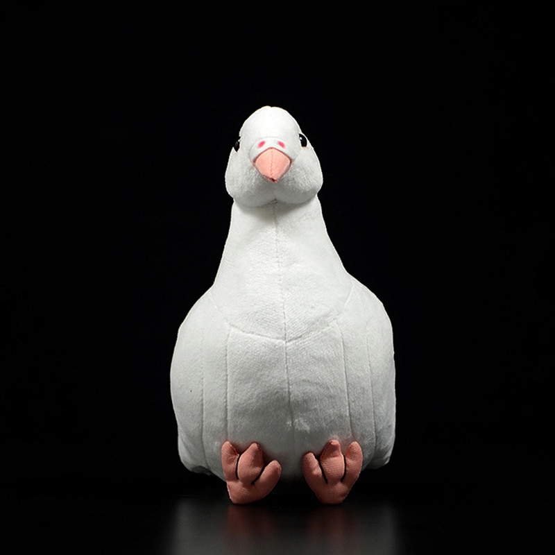 Cute White Pigeons Wild Pigeons Simulation Rock Pigeon Dolls Lovely Peace Doves Small Letter Carrier Pigeons Plush Toy Kids Gift