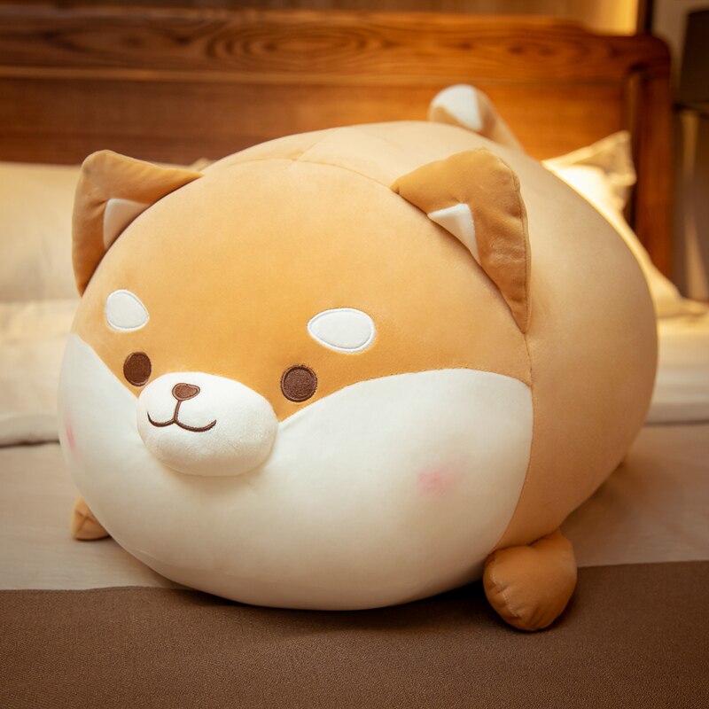 Hot Sale 35/50/70cm Kawaii Fat Shiba inu Dog Plush Boyfriends Comfortable Simulation Dog Shape Pillow Sleeping Sofa Pillow