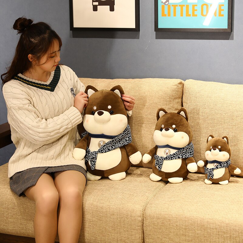 1pc 25/35/45cm Lovely Shiba Inu Plush Toys Kawaii Runaway Dog Dolls Stuffed Soft Animal Dolls Home Decor Gift for Children