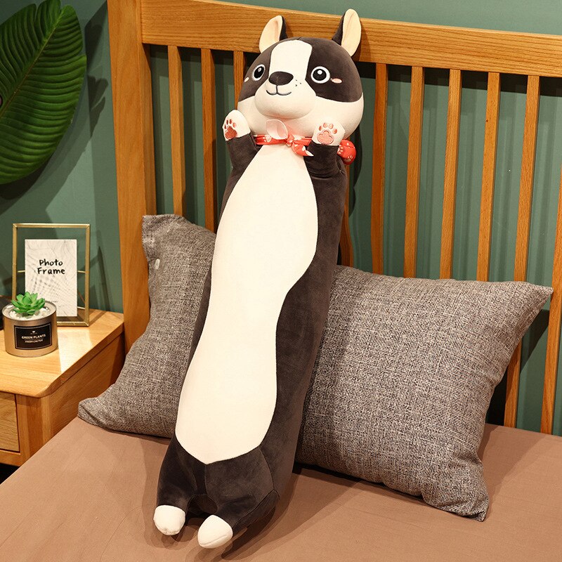 65/85/110cm Stuffed Pillow Simulation Plush Dog Husky Sharpei Lovely Pet Toy Plush Animal Pillow Children Kids Birthday Gift