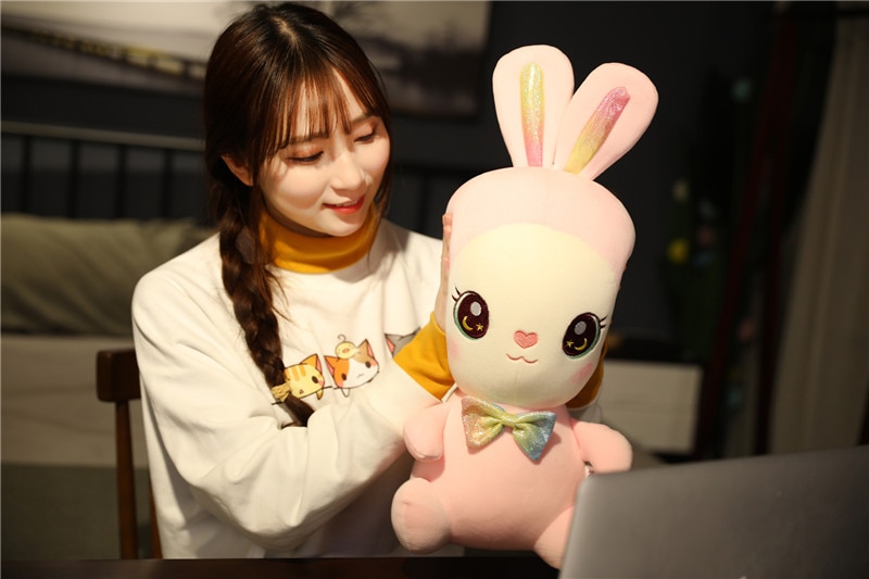 30cm Lovely Angel Rabbit Plush Toys Stuffed Plush Animal Baby Toys Doll Girls Accompany Sleep Toy Birthday Gift For Kids