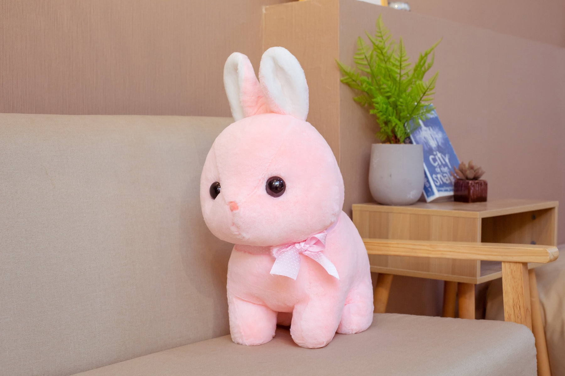 30/45cm Lovely Simulation Rabbit Plush Toys Stuffed Kawaii Anime Doll for Kids Baby Soft Animal Toy Cute Birthday Gift for Lover