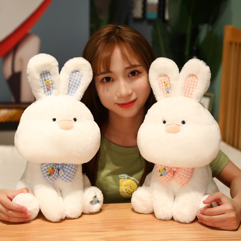 35/50/60CM New Kawaii Fat Rabbit Plush Toys Stuffed Animal Rabbit Dolls Kids Toys Baby Appease Pillow Girl Birthday Gifts