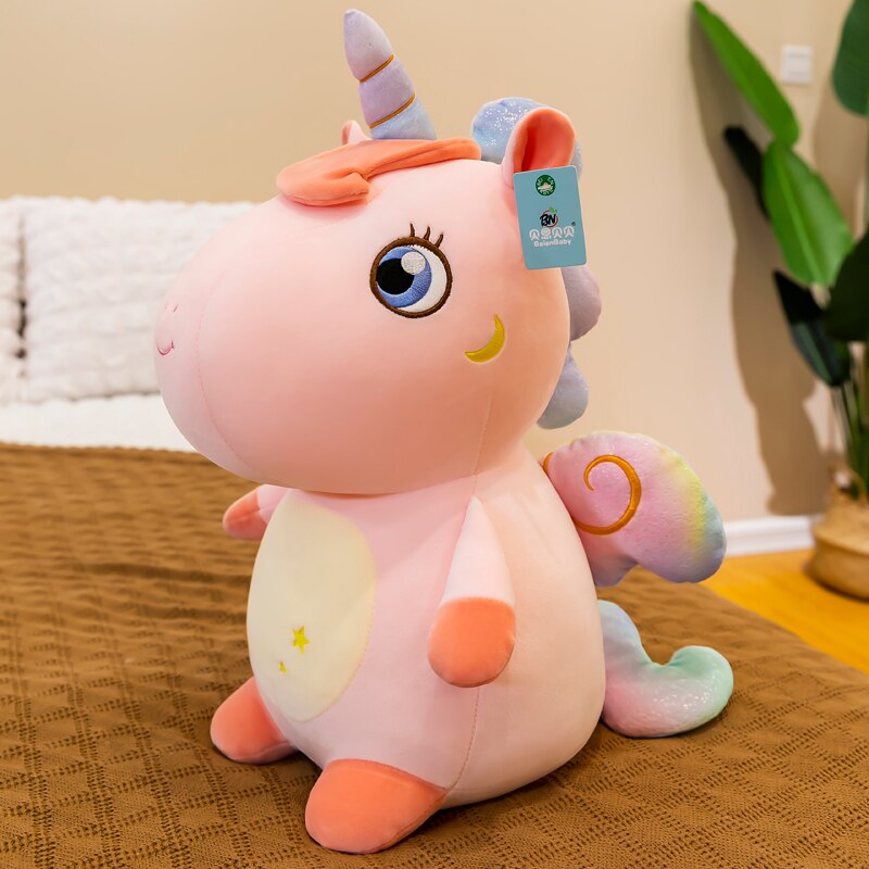 25/30/40/50/60cm Kawaii Embracable Unicorn with Wings Plush Toys Stuffed Soft Animal Unicorn Dolls for Baby Girls Birthday Gifts