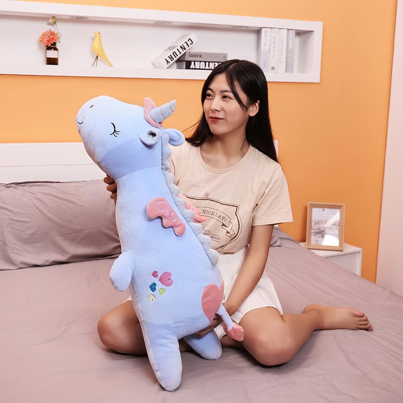 New kawaii Luminous Unicorn Stuffed Animal Pillow Glowing LED Light Dolls Kids Baby Gifts Room Dec Plush Toys For Children
