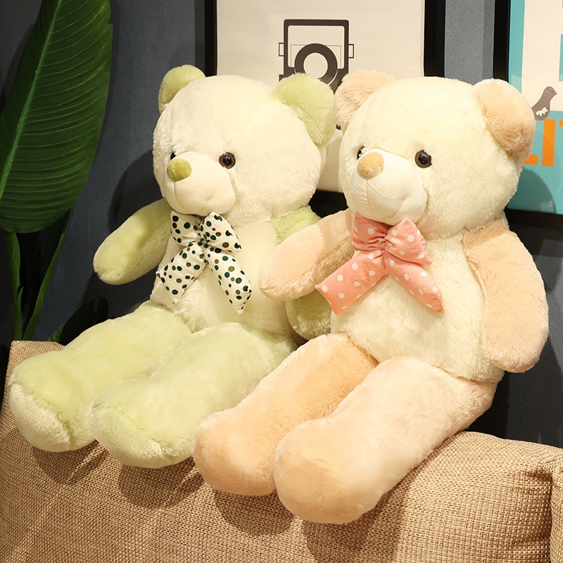 1pc 60cm New Style Lovely Stuffed Teddy Bear Plush Toy Big Embrace Bear Kids Doll Christmas Gift Birthday Present