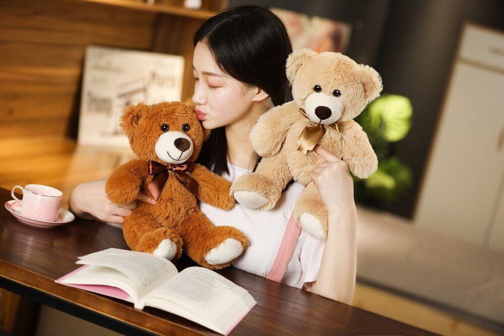 7pcs/lot Plushies Hot Teddy Bear Plush Doll Soft Stuffed Animal Teddy Bear Plush Toys Kids Girls Valentine Lover Birthday Gift