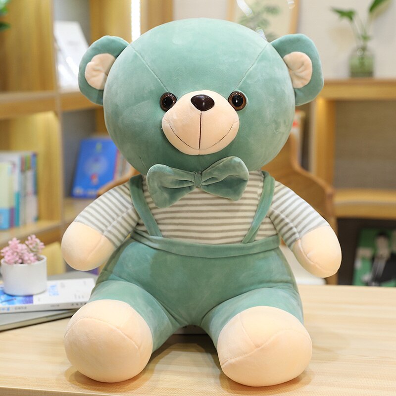 32-62CM Huggable Cute Teddy Bear Doll Stuffed Animal Plush Toys for Children Girl Boy Kids Gift Soft Cartoon Christmas Presents