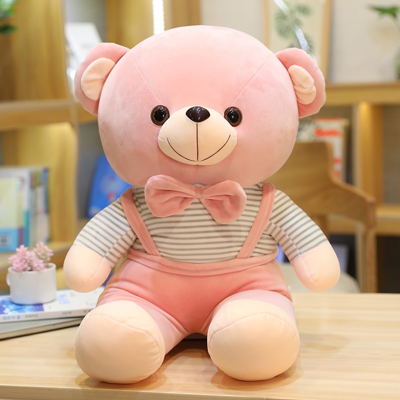 32-62CM Huggable Cute Teddy Bear Doll Stuffed Animal Plush Toys for Children Girl Boy Kids Gift Soft Cartoon Christmas Presents