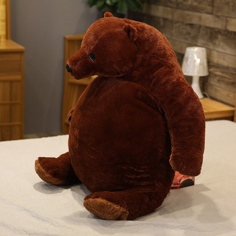 VIP 100cm Super Big Soft Teddy Bear Plush Toys Dark Brown Bear Hugging Pillow Animal Cushion Children Birthday Gift for Lovers