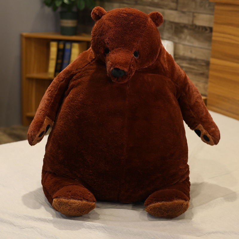 VIP 100cm Super Big Soft Teddy Bear Plush Toys Dark Brown Bear Hugging Pillow Animal Cushion Children Birthday Gift for Lovers