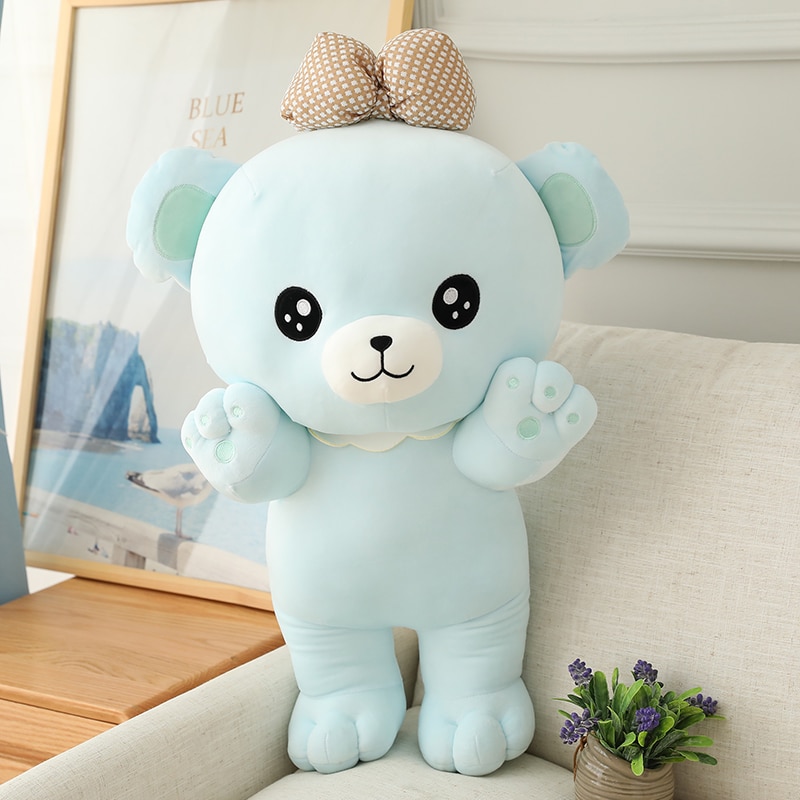 35/50/62cm Lovely Huggable Teddy Bear Plush Toys for Children Baby Soft Stuffed Accompany Doll Valentine Birthday Gift for Girls