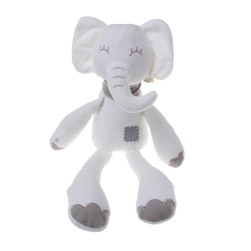 High Quality Cute Plush Elephant Doll Baby Soft Sleeping Mate Newborn Photography Props Gift JUN-9B