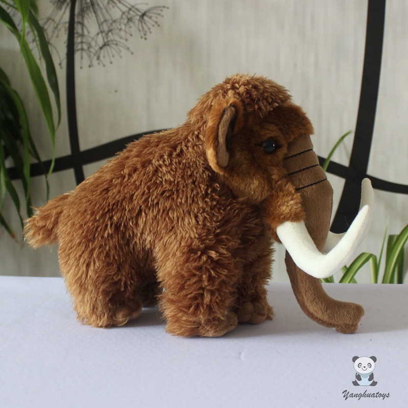Nice Toys Real Life Plush Mammoth Doll Soft Stuffed Animals Present Elephant Model Good Quality Birthday Gifts Shops