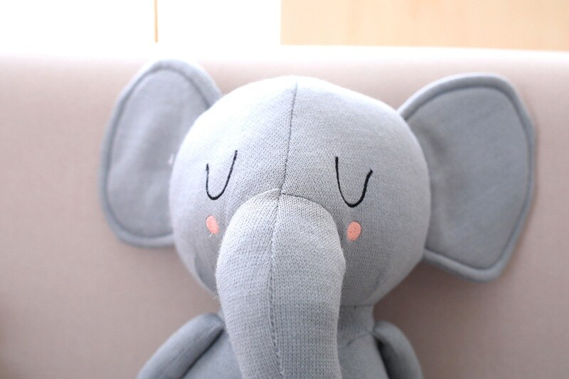 Cartoon Cute Long-Legged Rabbit Elephant Plush Doll 50CM Birthday Present Placate Doll To Give Children Room Decoration Gift