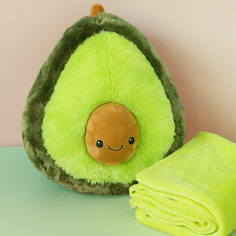 Avocado With Blanket Soft Plush Pillow