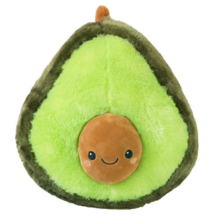Avocado Plush Toy In One Toy Pillwo With Blanket 2 in 1 Sleep Toy Fruit DollCar Cushion Children's Christmas New Year Gift
