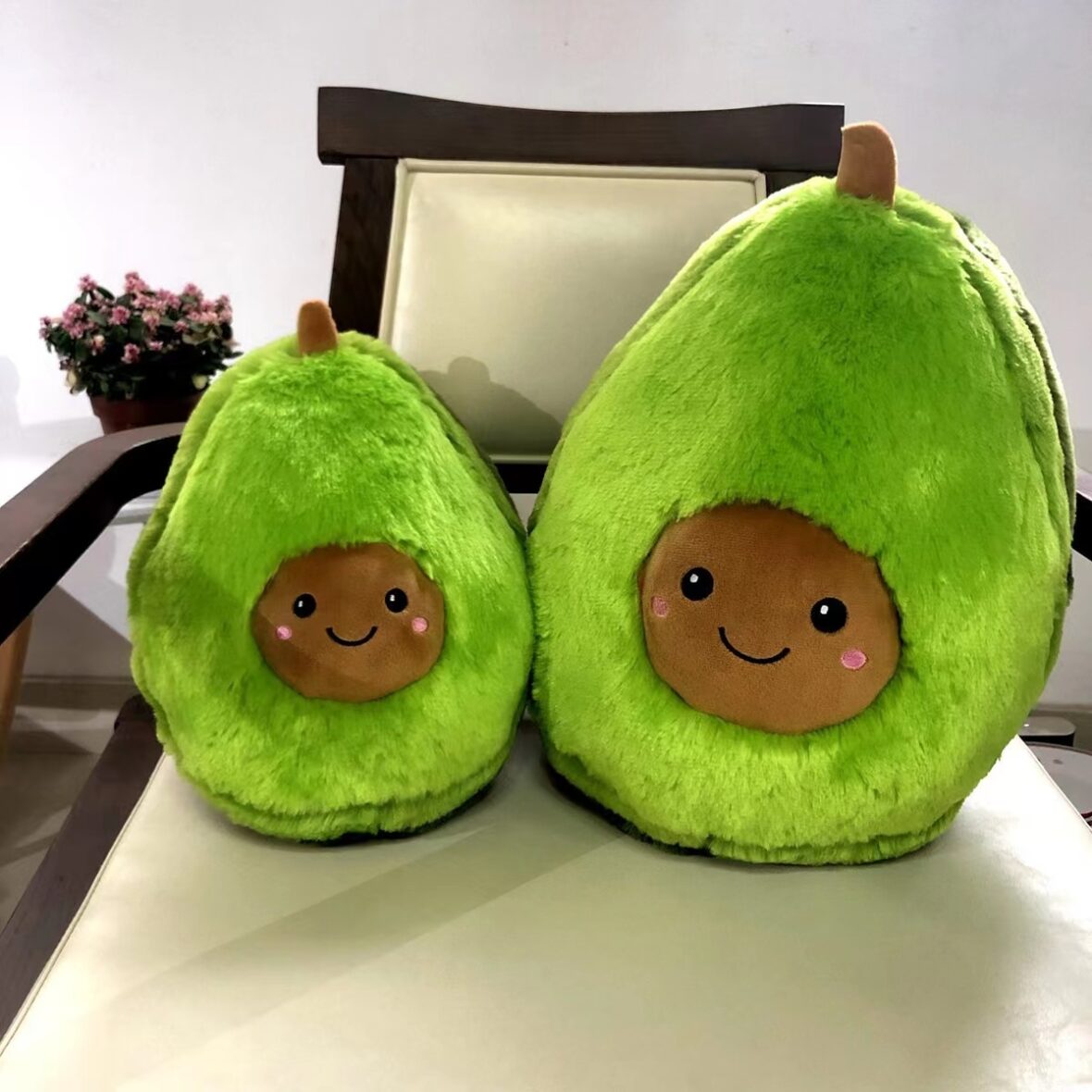 20/40/60CM Smiling Avocado Soft Stuffed Plush Toy
