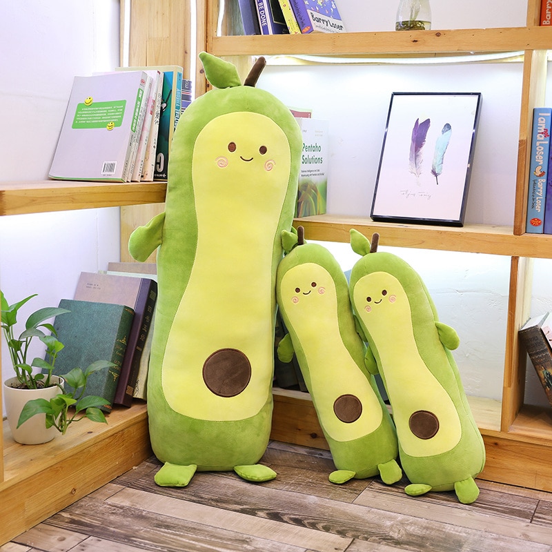 1pc Avocado Toy Plush Food Pillow Kids Stuffed Avocado Plush Baby Toys for Children Adult Cute Fruit Creative Pillow Doll Gift