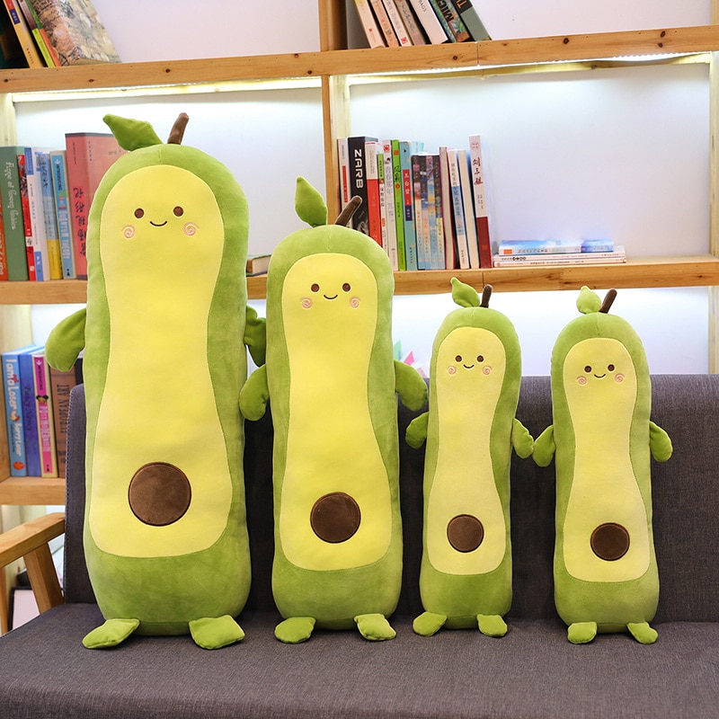 1pc Avocado Toy Plush Food Pillow Kids Stuffed Avocado Plush Baby Toys for Children Adult Cute Fruit Creative Pillow Doll Gift