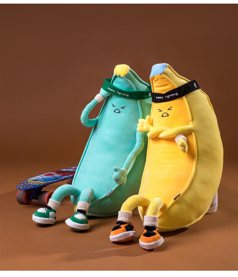 Funny Struggling Dieted Banana Doll toys Korea Trick Doll Long Banana Sleeping Pillow Office Nap pillow Pregnant Woman pillow