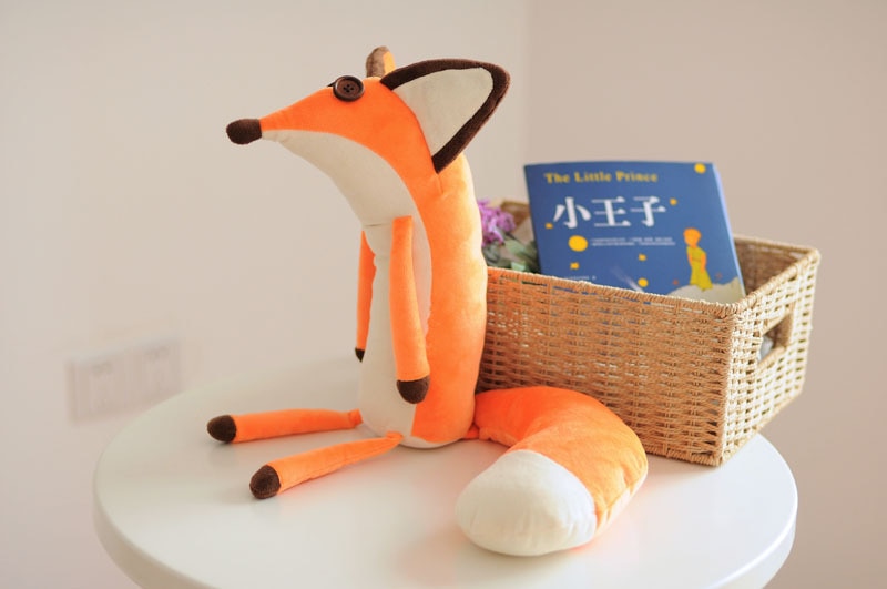 60cm Little Prince And The Fox Plush Dolls Stuffed Animals Plush Education Toys For Babys Christmas Birthday Gifts
