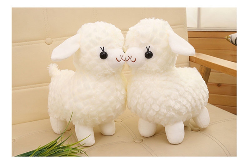 35/45cm Big Size Soft Cute Plush Toys Dolls Kawaii Sheep Alpaca Plush Toys Giant Stuffed Animals Toy Kids Christmas Gifts