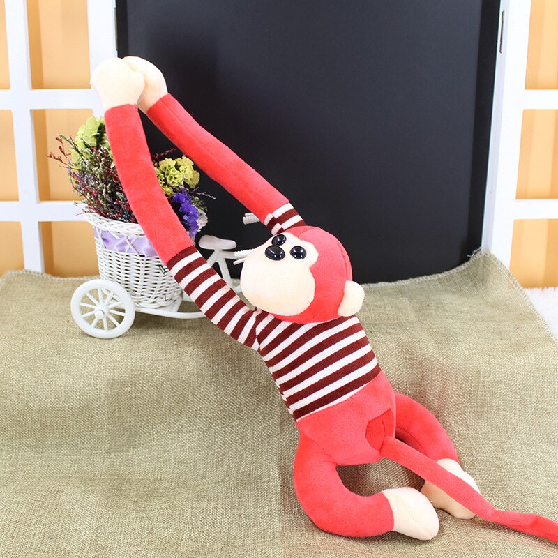 45-80cm New large long-armed monkey doll creative doll plush toy curtain hanging monkey baby toy for girls gifts