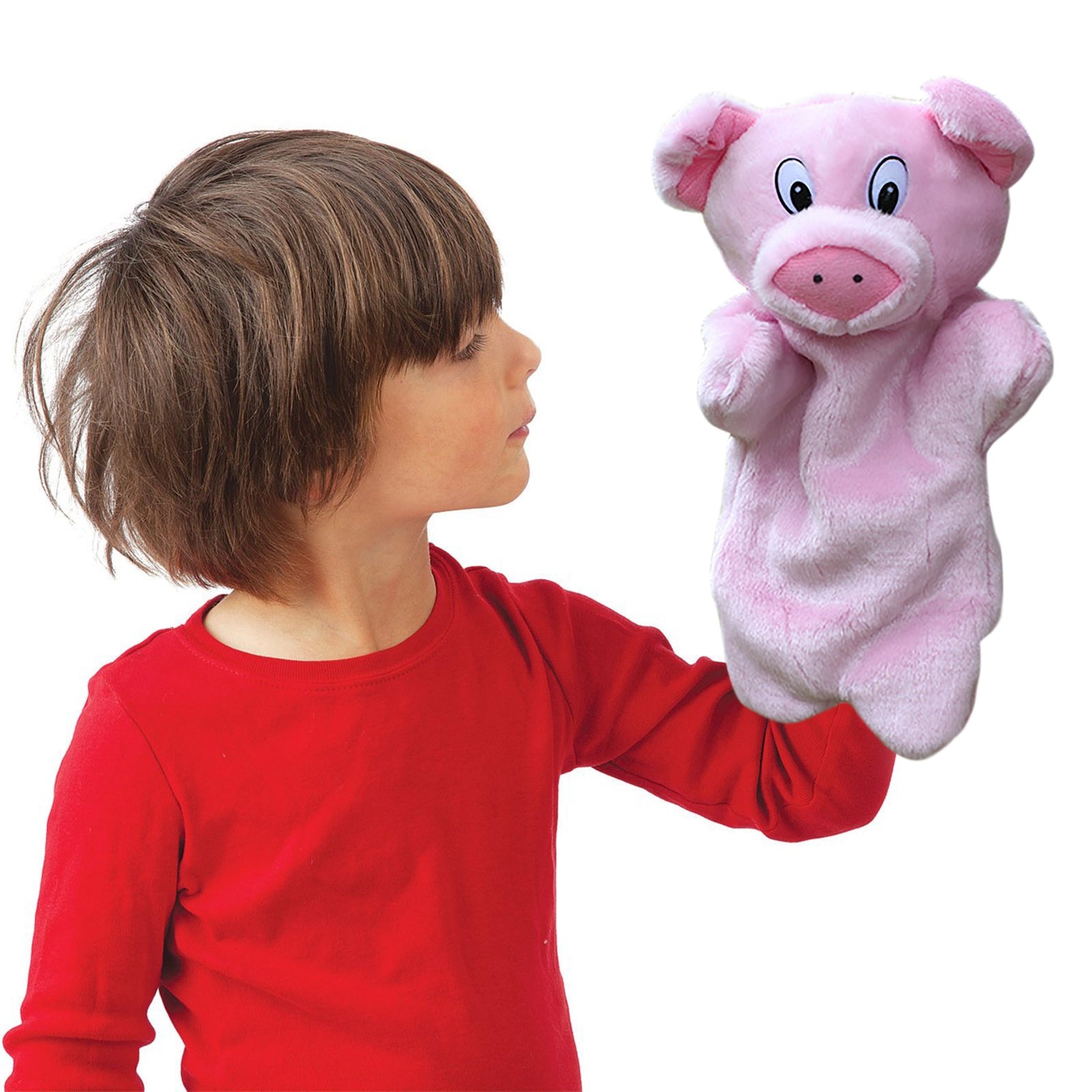 Animal Hand Puppet Parent-Child Kawaii Plush Toys Stuffed Doll Hand Puppet doll Baby Toys for session For Kids Adults Puppets