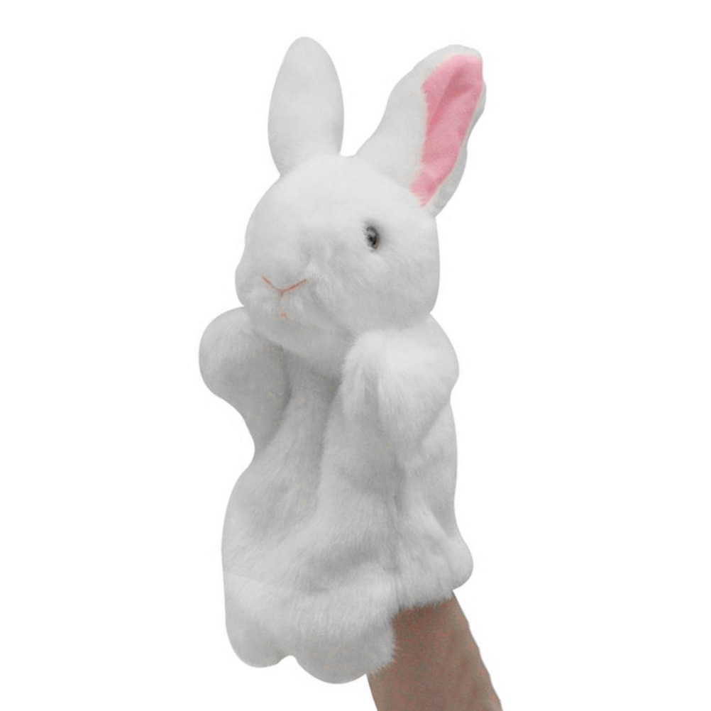 Hand Puppets For Kids Cute Cartoon Animal Doll Kids Glove Hand Puppet Rabbit Plush Bunny Finger Toys For Children Kids Gifts