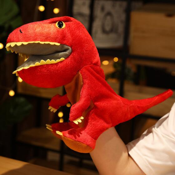 Tyrannosaurus dinosaur plush hand puppet