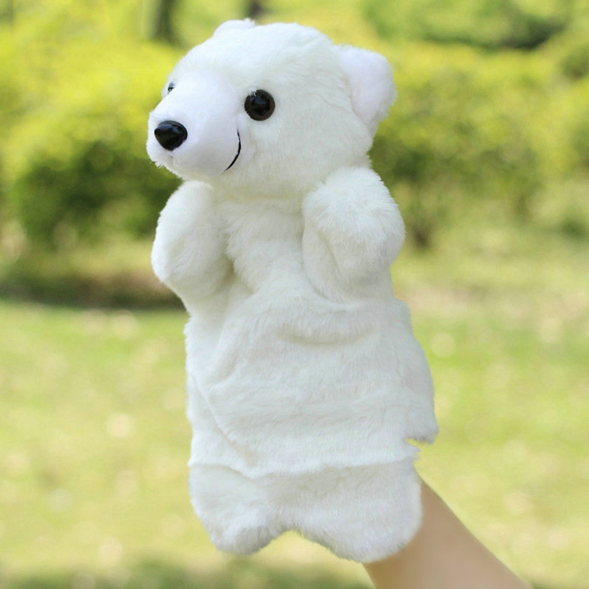 Hand Puppet Bear Animal Plush Toys Baby Educational Hand Puppets Story Pretend Playing Dolls for Kids Children Gifts