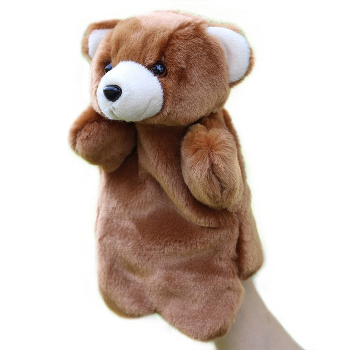 Hand Puppet Bear Animal Plush Toys Baby Educational Hand Puppets Story Pretend Playing Dolls for Kids Children Gifts