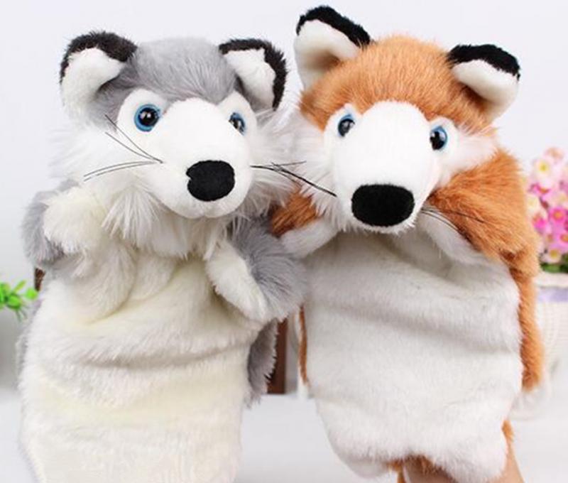2020 New Free Shipping High Quality Baby Toy Animal Hand Puppet Plush Toys Cartoon Biological Child Baby For Birthday Gift