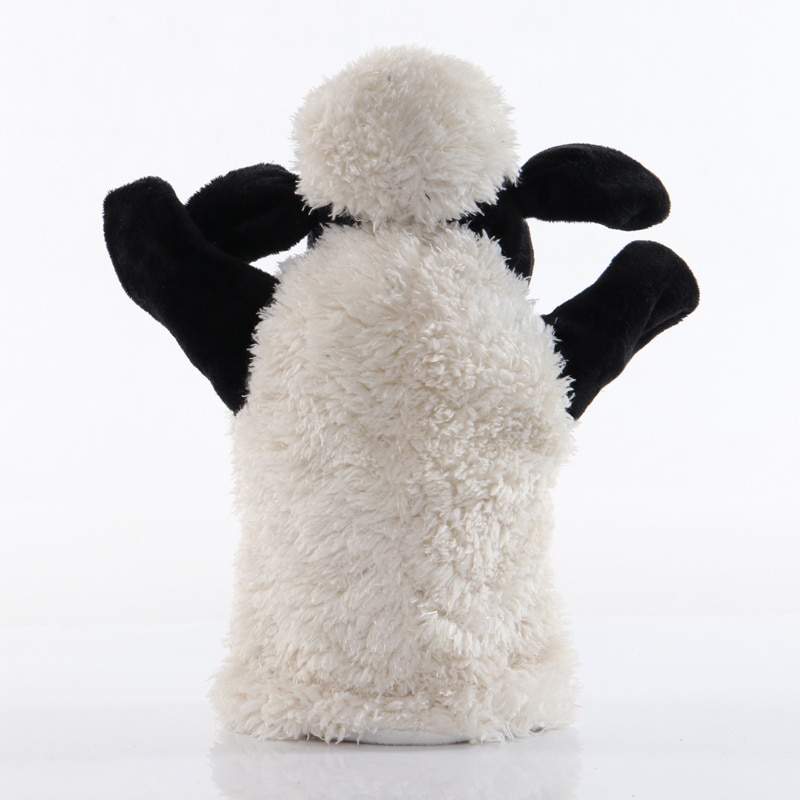 1pcs 25cm Hand Puppet Sheep Animal Plush Toys Baby Educational Hand Puppets Story Pretend Playing Dolls for Kids Children Gifts