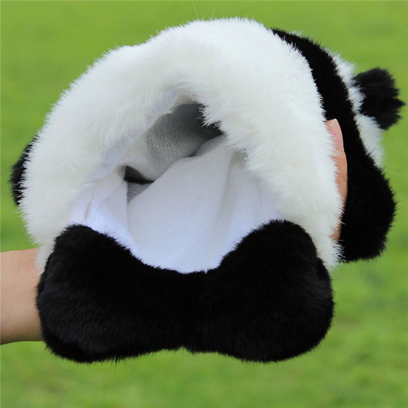 Panda Hand Puppet Baby Kids Plush Doll Educational Toys Preschool Kindergarten 77HD