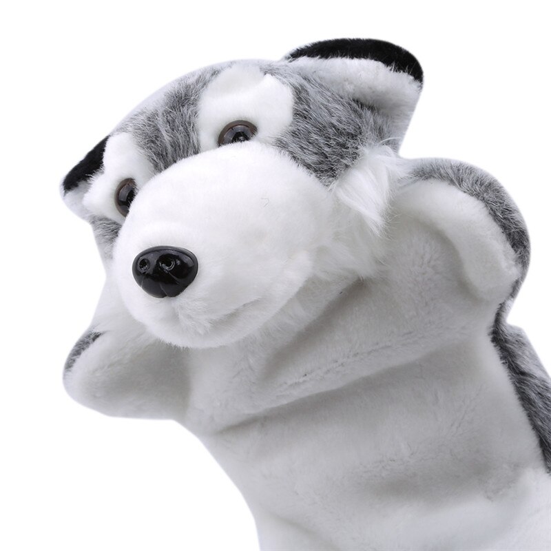 New Wolf Hand Puppet Baby Kids Child Soft Doll Plush Toy Gift F07# 