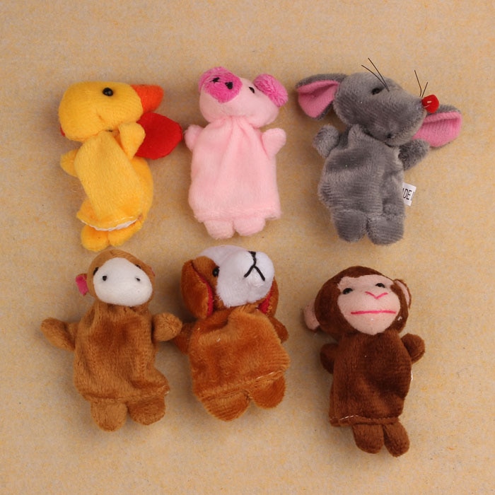 12pc Chinese Zodiac Hand Puppet Doll Cute Whole Body Animal Hand Puppet Plush Toy Interactive Props Parent-child Game Glove Doll