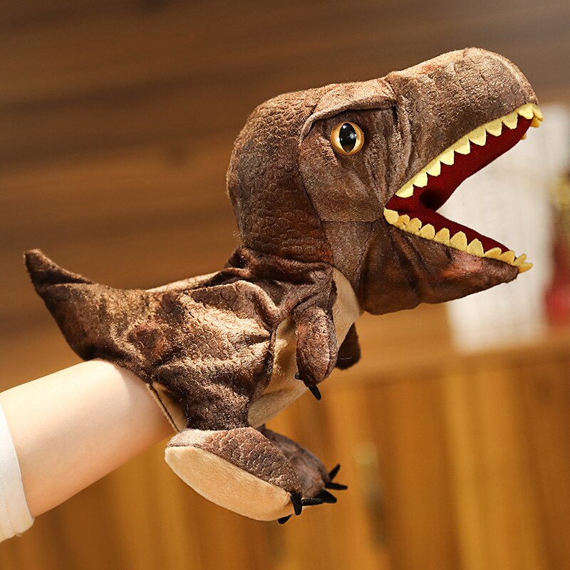 Plush dinosaur puppets stuffed plush toys dragon Hand puppet