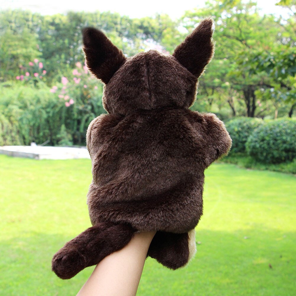 Children Animal Hand Puppet Toy Wolf Hand Doll Puppet Plush Toy Baby Kids Child Soft Doll Storytelling Education Toy Gift