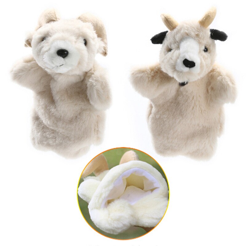 Sheep Hand Puppet Baby Kids Developmental Soft Lovely Cartoon Interactive Doll Plush Game Playing Toy For Children Gifts