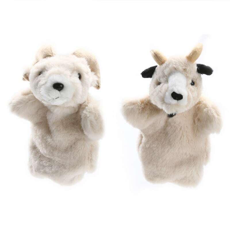 Sheep Hand Puppet Baby Kids Developmental Soft Lovely Cartoon Interactive Doll Plush Game Playing Toy For Children Gifts