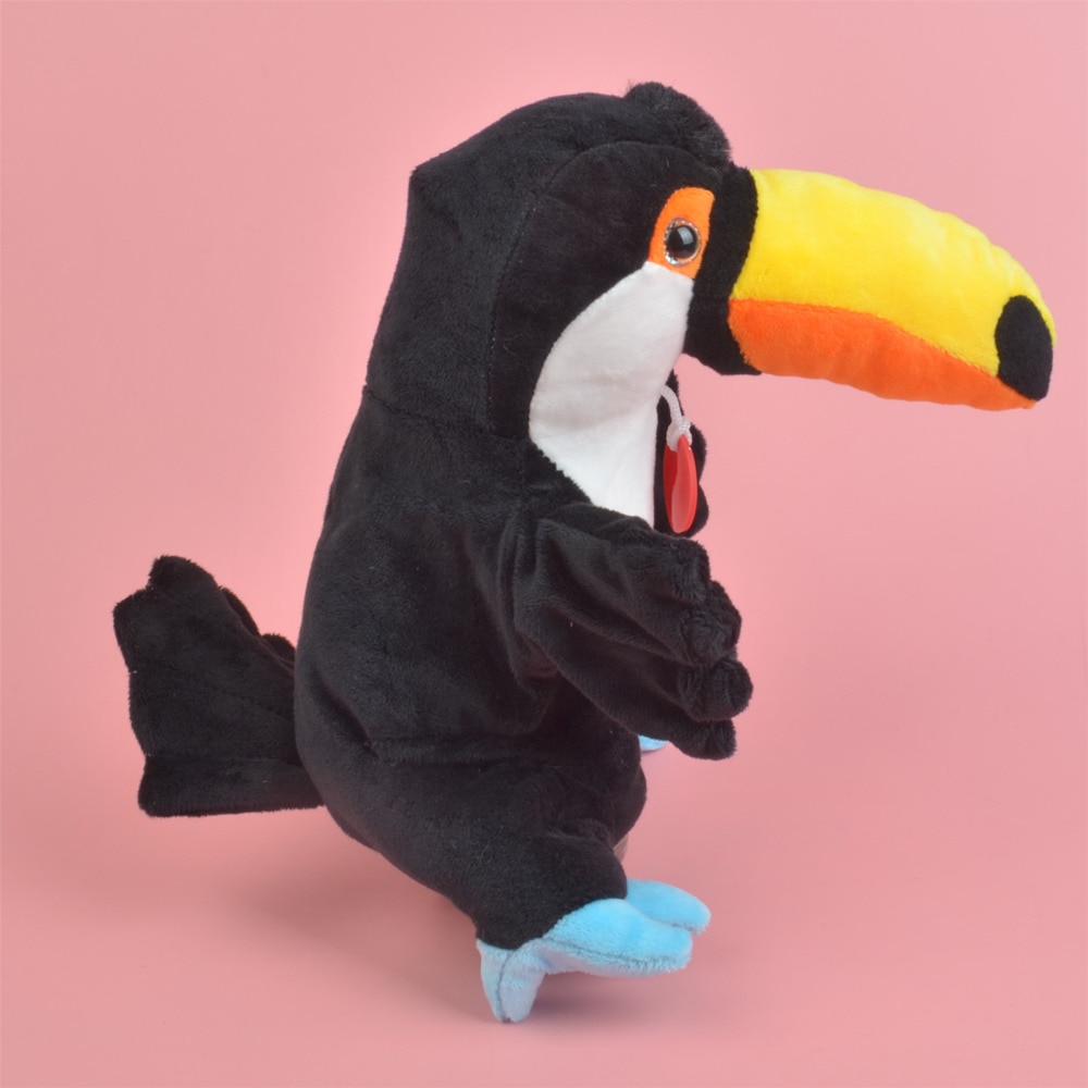 cartoon Corvus magpies style Plush Crow toy Action & Toy Figures Hand puppet cute plush doll Props educational toys