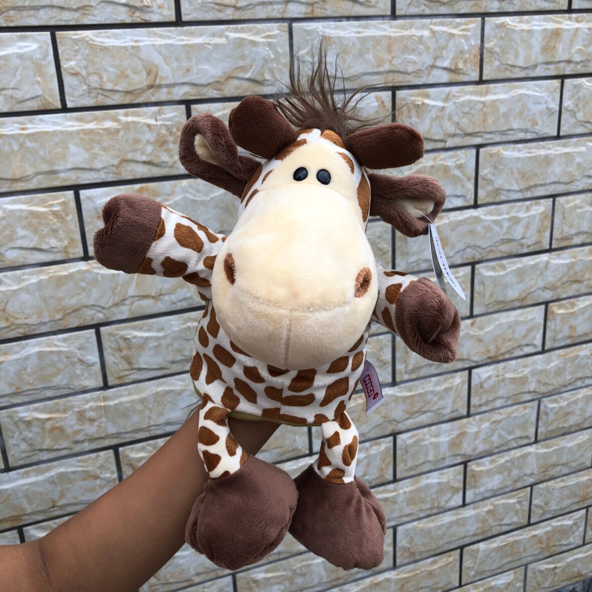 30cm Giraffe Stuffed Plush Soft Hand Puppet