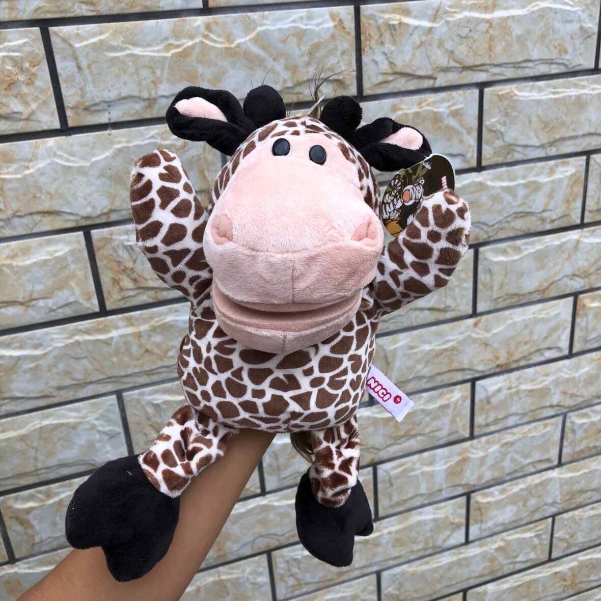 Giraffe Soft Plush Hand Puppet-30cm