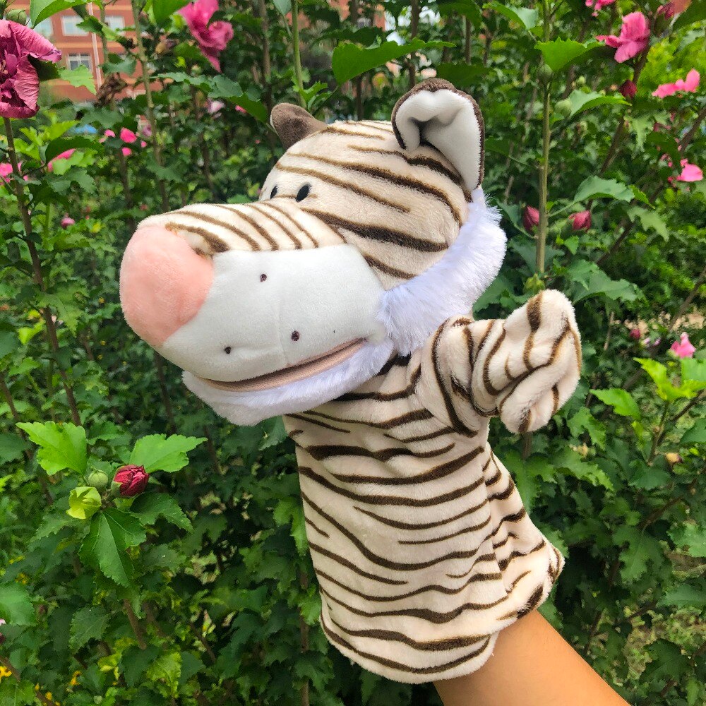 Animal white Tiger Leopard Dinosaur Wolf Panda Paw Claw Plush Toy Hand Puppet Glove Party Costume Cheerleaders Adult Toys Gift